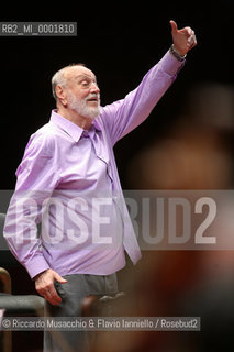 Rome, Auditorium Aug 30 2007.Santa Cecilia Orchestra.Conductor: Kurt Masur..  ©Riccardo Musacchio & Flavio Ianniello/Rosebud2