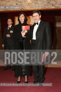 18 Jan 2006 Rome Opera Theatre..Don Giovanni. Music Wolfgang Amadeus Mozart..Opera Theatre Orchestra and chorus..Director: Franco Zeffirellli.Conductor: Hubert Saudant.In the picture: the politic man Alemanno and his wife.  ©Riccardo Musacchio & Flavio Ianniello/Rosebud2