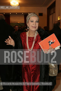 18 Jan 2006 Rome Opera Theatre..Don Giovanni. Music Wolfgang Amadeus Mozart..Opera Theatre Orchestra and chorus..Director: Franco Zeffirellli.Conductor: Hubert Saudant.In the picture: the actress Silvana Pampanini.  ©Riccardo Musacchio & Flavio Ianniello/Rosebud2