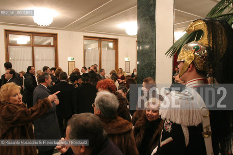 18 Jan 2006 Rome Opera Theatre..Don Giovanni. Music Wolfgang Amadeus Mozart..Opera Theatre Orchestra and chorus..Director: Franco Zeffirellli.Conductor: Hubert Saudant.In the picture: foyer.  ©Riccardo Musacchio & Flavio Ianniello/Rosebud2