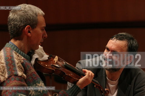 Rome, Auditorium  03 12 2004.the conductor Will Humburg condutcs the Santa Cecilia Orchestra during the rehearsals .Ph Riccardo Musacchio  ©Riccardo Musacchio & Flavio Ianniello/Rosebud2