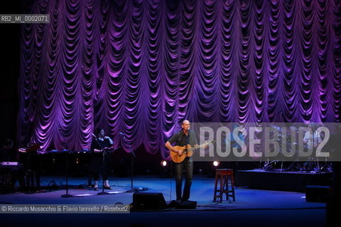 Rome, Jul 19 2009 Auditorium Music Park.American singer and guitarist James Taylor in concert..  ©Riccardo Musacchio & Flavio Ianniello/Rosebud2