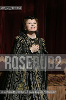 18 Jan 2006 Rome Opera Theatre..Don Giovanni. Music Wolfgang Amadeus Mozart..Opera Theatre Orchestra and chorus..Director: Franco Zeffirellli.Conductor: Hubert Saudant.In the picture: Mariella Devia (Donna Anna).  ©Riccardo Musacchio & Flavio Ianniello/Rosebud2