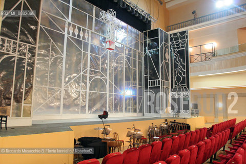 Roma, Teatro Nazionale 15 / 11 / 2005.Nella foto la sala del teatro appena restaurata.Ph Riccardo Musacchio & Giulio Napolitano  ©Riccardo Musacchio & Flavio Ianniello/Rosebud2