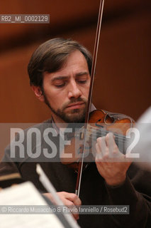 Roma, Auditorium Parco della Musica 17 11 2005.Antonio Pappano pianoforte.Solisti dellOrchestra di Santa Cecilia (in prova).Ph Riccardo Musacchio & Flavio Ianniello  ©Riccardo Musacchio & Flavio Ianniello/Rosebud2