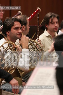 Roma, Auditorium Parco della Musica 11 / 03 / 2005..Orchestra dellAccademia Nazionale di Santa Cecilia .direttore Wolfgang Sawallisch in prova.Ph Riccardo Musacchio..Italy Rome Parco della Musica 11 03 2005.The Santa Cecilias National Accademy Orchestra conductor Wolfgang Sawallisch during the rehearsals.Ph Riccardo Musacchio  ©Riccardo Musacchio & Flavio Ianniello/Rosebud2