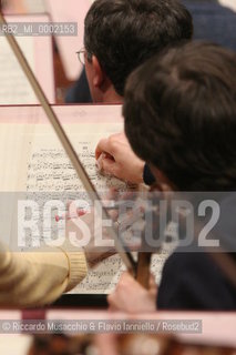 Roma, Auditorium Parco della Musica 11 / 03 / 2005..Orchestra dellAccademia Nazionale di Santa Cecilia .direttore Wolfgang Sawallisch in prova.Ph Riccardo Musacchio..Italy Rome Parco della Musica 11 03 2005.The Santa Cecilias National Accademy Orchestra conductor Wolfgang Sawallisch during the rehearsals.Ph Riccardo Musacchio  ©Riccardo Musacchio & Flavio Ianniello/Rosebud2