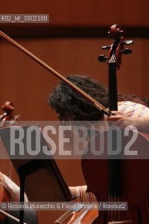 Roma, Auditorium Parco della Musica 11 / 03 / 2005..Orchestra dellAccademia Nazionale di Santa Cecilia .direttore Wolfgang Sawallisch in prova.Ph Riccardo Musacchio..Italy Rome Parco della Musica 11 03 2005.The Santa Cecilias National Accademy Orchestra conductor Wolfgang Sawallisch during the rehearsals.Ph Riccardo Musacchio  ©Riccardo Musacchio & Flavio Ianniello/Rosebud2