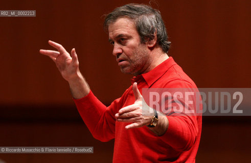 Roma, Auditorium Sala Santa Cecilia 03 / 12 / 2004:.Inaugurazione del Festival Russo..Orchestra del Mariinskij diretta da Valery Gergiev (prova)..Ph Riccardo Musacchio & Flavio Ianniello  ©Riccardo Musacchio & Flavio Ianniello/Rosebud2