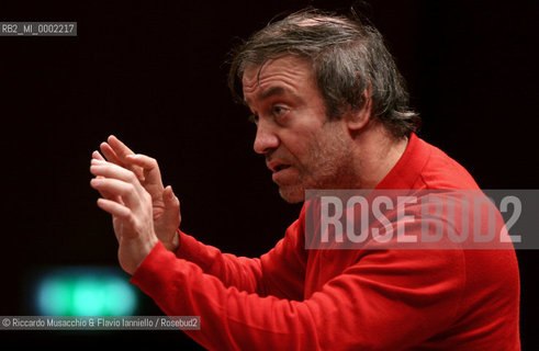 Roma, Auditorium Sala Santa Cecilia 03 / 12 / 2004:.Inaugurazione del Festival Russo..Orchestra del Mariinskij diretta da Valery Gergiev (prova)..Ph Riccardo Musacchio & Flavio Ianniello  ©Riccardo Musacchio & Flavio Ianniello/Rosebud2