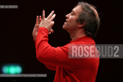 Roma, Auditorium Sala Santa Cecilia 03 / 12 / 2004:.Inaugurazione del Festival Russo..Orchestra del Mariinskij diretta da Valery Gergiev (prova)..Ph Riccardo Musacchio & Flavio Ianniello  ©Riccardo Musacchio & Flavio Ianniello/Rosebud2