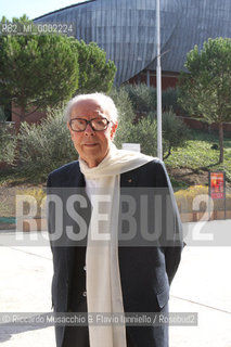 Roma, Auditorium Parco della Musica 13 10 2008.Presentazione dello spettacolo: Vivien Leigh - LÍultima conferenza stampa diretto e interpretato da Catherine Spaak..Nella foto: Gian Luigi Rondi (presidente) Festival Internazionale del Film di Roma..  ©Riccardo Musacchio & Flavio Ianniello/Rosebud2