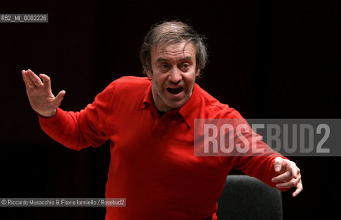 Roma, Auditorium Sala Santa Cecilia 03 / 12 / 2004:.Inaugurazione del Festival Russo..Orchestra del Mariinskij diretta da Valery Gergiev (prova)..Ph Riccardo Musacchio & Flavio Ianniello  ©Riccardo Musacchio & Flavio Ianniello/Rosebud2