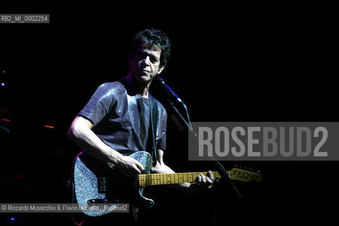 01 Mar 2006 Rome, Auditorium Parco della Musica.the musician Lou reed (ex Velvet Underground) in concert.  ©Riccardo Musacchio & Flavio Ianniello/Rosebud2