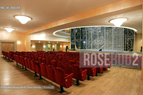 Roma, Teatro Nazionale 15 / 11 / 2005.Nella foto la sala del teatro appena restaurata.Ph Riccardo Musacchio & Giulio Napolitano  ©Riccardo Musacchio & Flavio Ianniello/Rosebud2