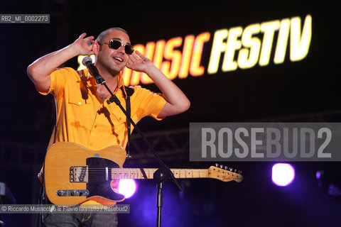 Napoli, Piazza del Plebiscito 17 / 07 / 2005.Cornetto Free Music Festival.nella foto: Morcheeba.Ph Riccardo Musacchio & Flavio Ianniello  ©Riccardo Musacchio & Flavio Ianniello/Rosebud2