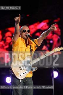 Napoli, Piazza del Plebiscito 17 / 07 / 2005.Cornetto Free Music Festival.nella foto: Morcheeba.Ph Riccardo Musacchio & Flavio Ianniello  ©Riccardo Musacchio & Flavio Ianniello/Rosebud2