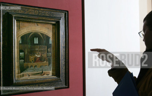 18 Mar 2006, Rome Scuderie del Quirinale.Exibition of the Italian Painter Antonello da Messina.in the picture: San Girolamo.  ©Riccardo Musacchio & Flavio Ianniello/Rosebud2