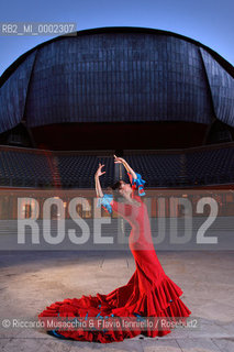 Rome, Sep 16 2007 Auditorium Parco della Musica.The spanish flamenco dancer BelŽn Maya.poses in the Cavea of the Auditorium..  ©Riccardo Musacchio & Flavio Ianniello/Rosebud2