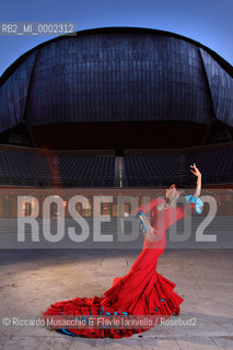 Rome, Sep 16 2007 Auditorium Parco della Musica.The spanish flamenco dancer BelŽn Maya.poses in the Cavea of the Auditorium..  ©Riccardo Musacchio & Flavio Ianniello/Rosebud2