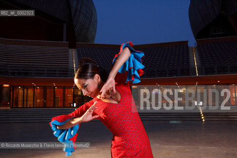 Rome, Sep 16 2007 Auditorium Parco della Musica.The spanish flamenco dancer BelŽn Maya.poses in the Cavea of the Auditorium..  ©Riccardo Musacchio & Flavio Ianniello/Rosebud2