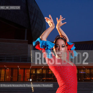 Rome, Sep 16 2007 Auditorium Parco della Musica.The spanish flamenco dancer BelŽn Maya.poses in the Cavea of the Auditorium..  ©Riccardo Musacchio & Flavio Ianniello/Rosebud2