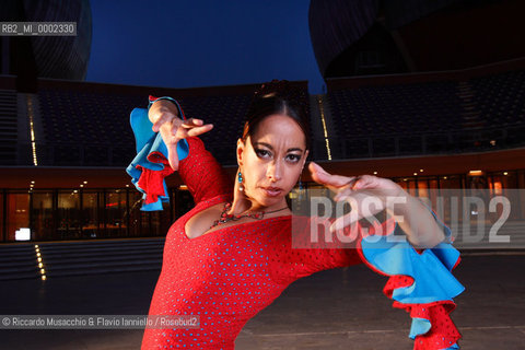 Rome, Sep 16 2007 Auditorium Parco della Musica.The spanish flamenco dancer BelŽn Maya.poses in the Cavea of the Auditorium..  ©Riccardo Musacchio & Flavio Ianniello/Rosebud2