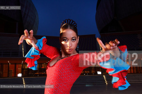 Rome, Sep 16 2007 Auditorium Parco della Musica.The spanish flamenco dancer BelŽn Maya.poses in the Cavea of the Auditorium..  ©Riccardo Musacchio & Flavio Ianniello/Rosebud2