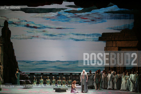 Apr 17 2006, Rome Opera Theatre.LA LEGGENDA DI SAKUNTALA.Music of Franco Alfano.Opera Theatre Orchestra and Choir.Conductor and director: Gianluigi Gelmetti.Scene: Maurizio Varamo.Costums: Anna Biagiotti.Coreografphie: Amedeo Amodio.  ©Riccardo Musacchio & Flavio Ianniello/Rosebud2