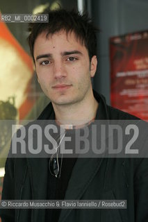 Mar 13 2006, Rome distribution of the accreditation to be part of the popular jury during the romes movie festival Cinema - Festival di Roma..in the picture: the youn actor Nicolas Vaporidis.  ©Riccardo Musacchio & Flavio Ianniello/Rosebud2