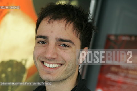 Mar 13 2006, Rome distribution of the accreditation to be part of the popular jury during the romes movie festival Cinema - Festival di Roma..in the picture: the youn actor Nicolas Vaporidis.  ©Riccardo Musacchio & Flavio Ianniello/Rosebud2