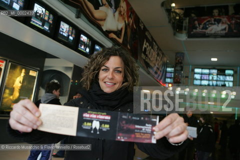 Mar 13 2006, Rome distribution of the accreditation to be part of the popular jury during the romes movie festival Cinema - Festival di Roma..  ©Riccardo Musacchio & Flavio Ianniello/Rosebud2