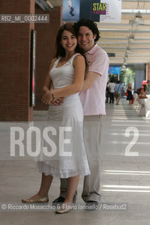 Rome Jul 18 2006 Auditorium Parco della Musica.Portrait of the young venezuelan conductor Gustavo Dudamel with his wife Eloisa.  ©Riccardo Musacchio & Flavio Ianniello/Rosebud2