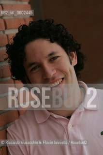 Rome Jul 18 2006 Auditorium Parco della Musica.Portrait of the young venezuelan conductor Gustavo Dudamel.  ©Riccardo Musacchio & Flavio Ianniello/Rosebud2