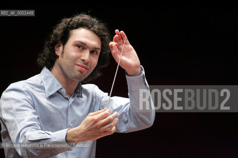 Roma, Auditorium Parco della Musica 20 04 2006.Orchestra dellAccademia Nazionale di Santa Cecilia  .Vladimir Jurowski direttore.Ph Riccardo Musacchio & Flavio Ianniello  ©Riccardo Musacchio & Flavio Ianniello/Rosebud2