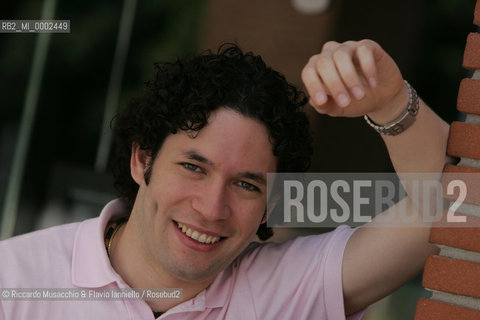 Rome Jul 18 2006 Auditorium Parco della Musica.Portrait of the young venezuelan conductor Gustavo Dudamel.  ©Riccardo Musacchio & Flavio Ianniello/Rosebud2