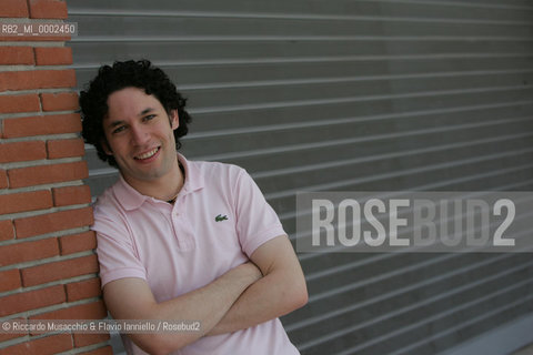 Rome Jul 18 2006 Auditorium Parco della Musica.Portrait of the young venezuelan conductor Gustavo Dudamel.  ©Riccardo Musacchio & Flavio Ianniello/Rosebud2