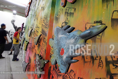 Rome, Auditorium Music Park May 20 2008.The exibition Scala Mercalli, Italian Street Art, edited by Gianluca Marziani..  ©Riccardo Musacchio & Flavio Ianniello/Rosebud2