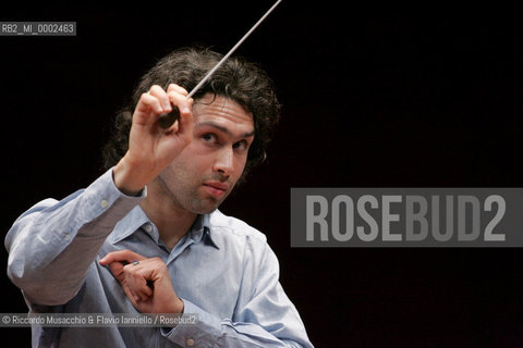 Roma, Auditorium Parco della Musica 20 04 2006.Orchestra dellAccademia Nazionale di Santa Cecilia  .Vladimir Jurowski direttore.Ph Riccardo Musacchio & Flavio Ianniello  ©Riccardo Musacchio & Flavio Ianniello/Rosebud2