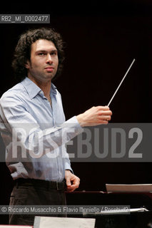 Roma, Auditorium Parco della Musica 20 04 2006.Orchestra dellAccademia Nazionale di Santa Cecilia  .Vladimir Jurowski direttore.Ph Riccardo Musacchio & Flavio Ianniello  ©Riccardo Musacchio & Flavio Ianniello/Rosebud2