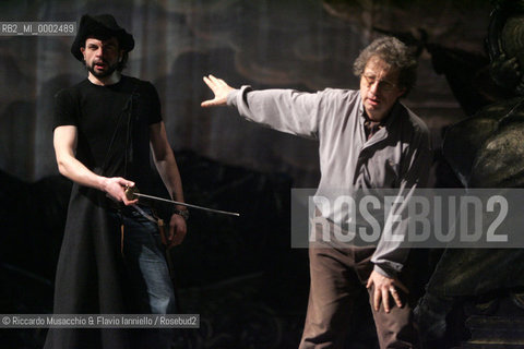 Roma, Teatro dell Opera 12 01 2006.prove di scena di: DON GIOVANNI.Dramma giocoso in due atti (K 527) .Libretto di Lorenzo Da Ponte.Musica di Wolfgang Amadeus Mozart .ORCHESTRA E CORO DEL TEATRO DELLOPERA .ALLESTIMENTO DEL METROPOLITAN DI NEW YORK .Maestro Concertatore e Direttore: Hubert Saudant.RegÒa e Scene: Franco Zeffirellli.Costumi: Anna Anni.Ph Riccardo Musacchio  ©Riccardo Musacchio & Flavio Ianniello/Rosebud2