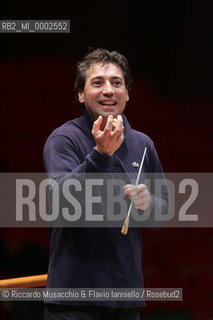 May 26 2006, Rome Auditorium.Concert of the Santa Cecilia Accademy Orchestra Conductor Nicola Luisotti..  ©Riccardo Musacchio & Flavio Ianniello/Rosebud2