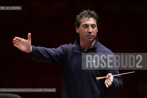 May 26 2006, Rome Auditorium.Concert of the Santa Cecilia Accademy Orchestra Conductor Nicola Luisotti..  ©Riccardo Musacchio & Flavio Ianniello/Rosebud2