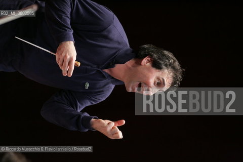 Rome, May 26 2006 Auditorium Music Park.Italian conductor Nicola Luisotti during the reharsals at Santa Cecilia Accademy..  ©Riccardo Musacchio & Flavio Ianniello/Rosebud2