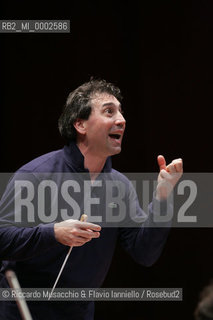 May 26 2006, Rome Auditorium.Concert of the Santa Cecilia Accademy Orchestra Conductor Nicola Luisotti..  ©Riccardo Musacchio & Flavio Ianniello/Rosebud2