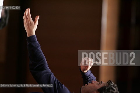 Rome, May 26 2006 Auditorium Music Park.Italian conductor Nicola Luisotti during the reharsals at Santa Cecilia Accademy..  ©Riccardo Musacchio & Flavio Ianniello/Rosebud2