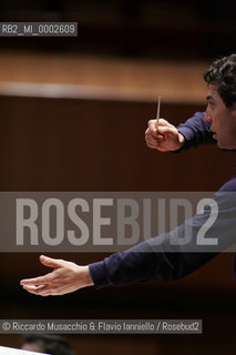 May 26 2006, Rome Auditorium.Concert of the Santa Cecilia Accademy Orchestra Conductor Nicola Luisotti..  ©Riccardo Musacchio & Flavio Ianniello/Rosebud2