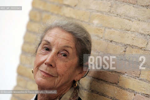 Italy, Rome May 29 2006 .The South African writer Nadine Gordimer.in the picture: the writer with the italian editor Inge Feltrinelli.  ©Riccardo Musacchio & Flavio Ianniello/Rosebud2