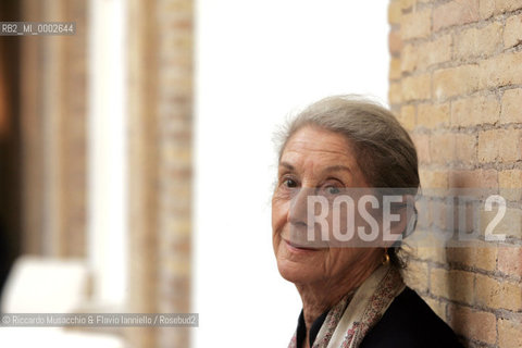 Italy, Rome May 29 2006 .The South African writer Nadine Gordimer.in the picture: the writer with the italian editor Inge Feltrinelli.  ©Riccardo Musacchio & Flavio Ianniello/Rosebud2