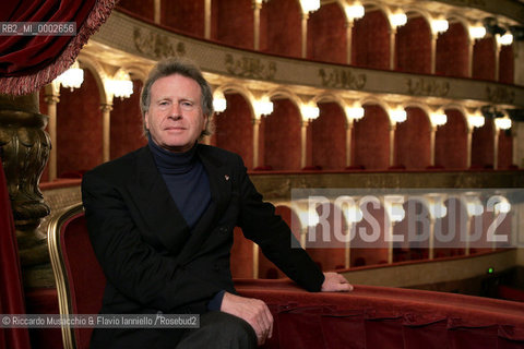 16 Jan 2006 Rome Opera Theatre: Portraits of the Cast the Mozarts opera Don Giovanni..in the picture: The Conductor and Musical Director Hubert Saudant   ©Riccardo Musacchio & Flavio Ianniello/Rosebud2